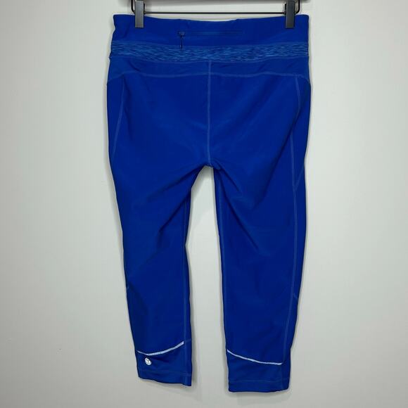 T By Talbots Blue Capri Leggings Size Medium - Picture 5 of 9